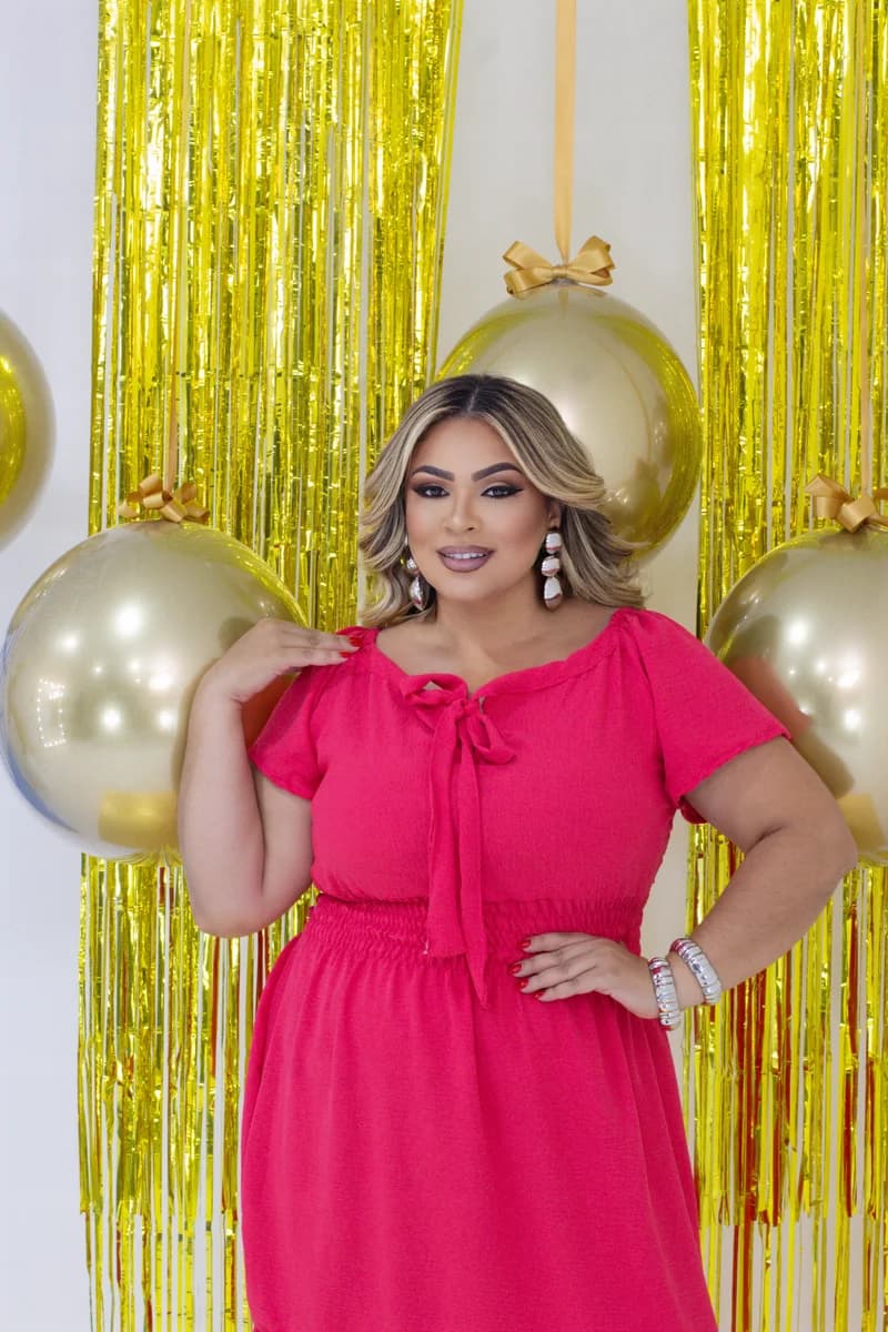 Vestido Curto 2 Tiras Gg Duna Liso